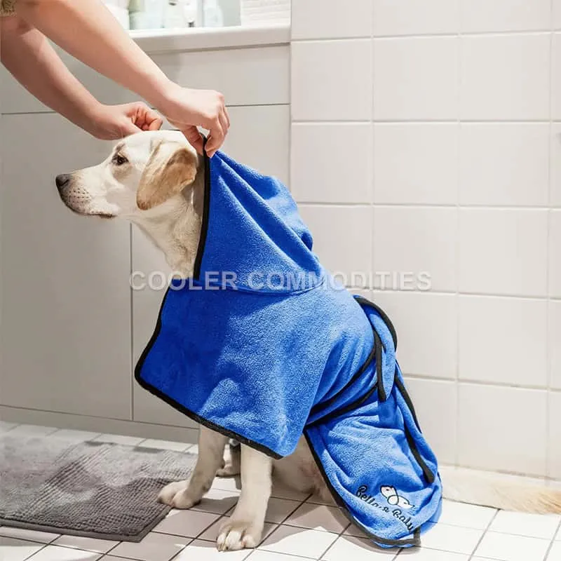 Dog Bath Robe Microfiber